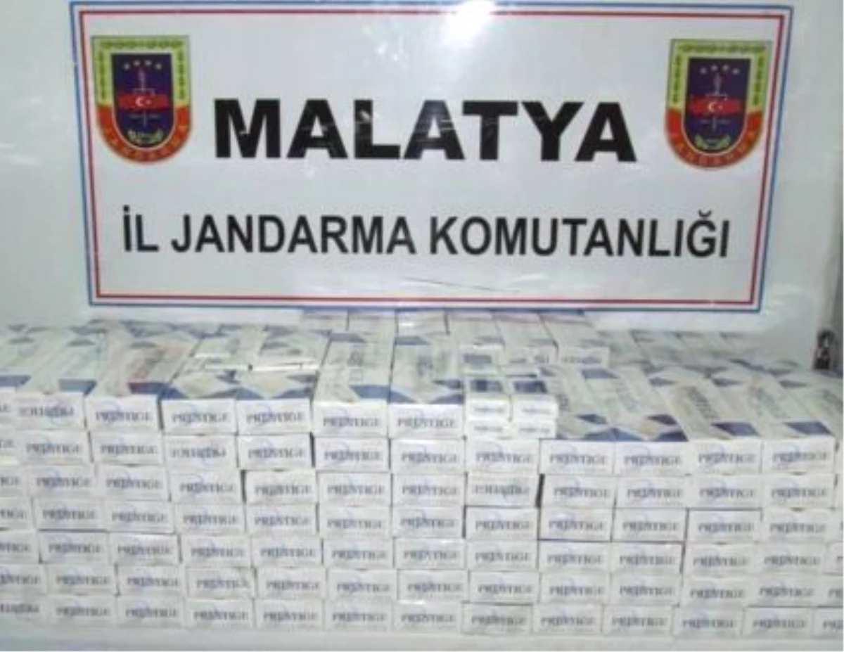 Malatya\'da 6 Bin 400 Paket Kaçak Sigara Ele Geçirildi