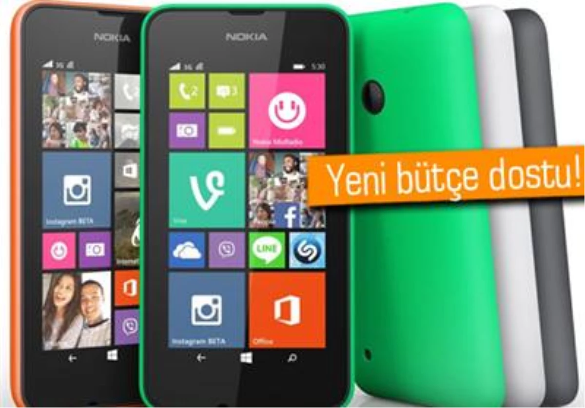 Nokia Lumia 530 Duyuruldu