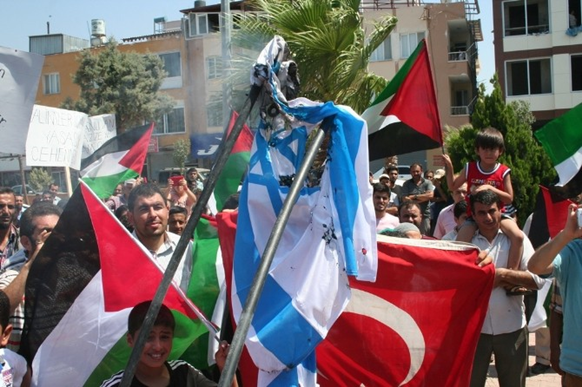 Reyhanlı\'da İsrail Protestosu