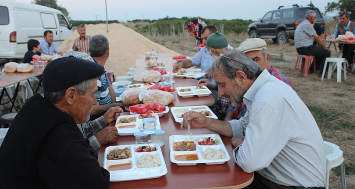 Sarıyazı Köyünde Ortak İftar Programı