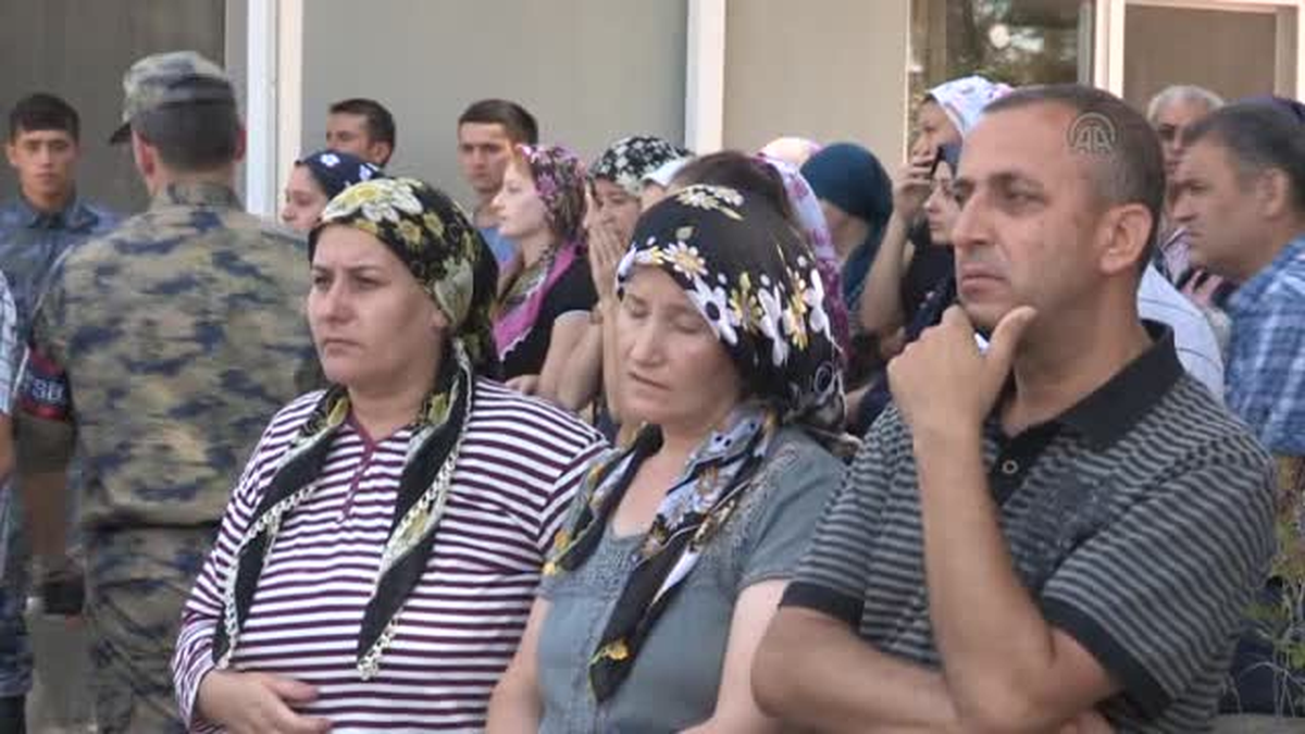 Şehit Sıhhiye Onbaşı Şahan\'ın naaşı memleketine getirildi -