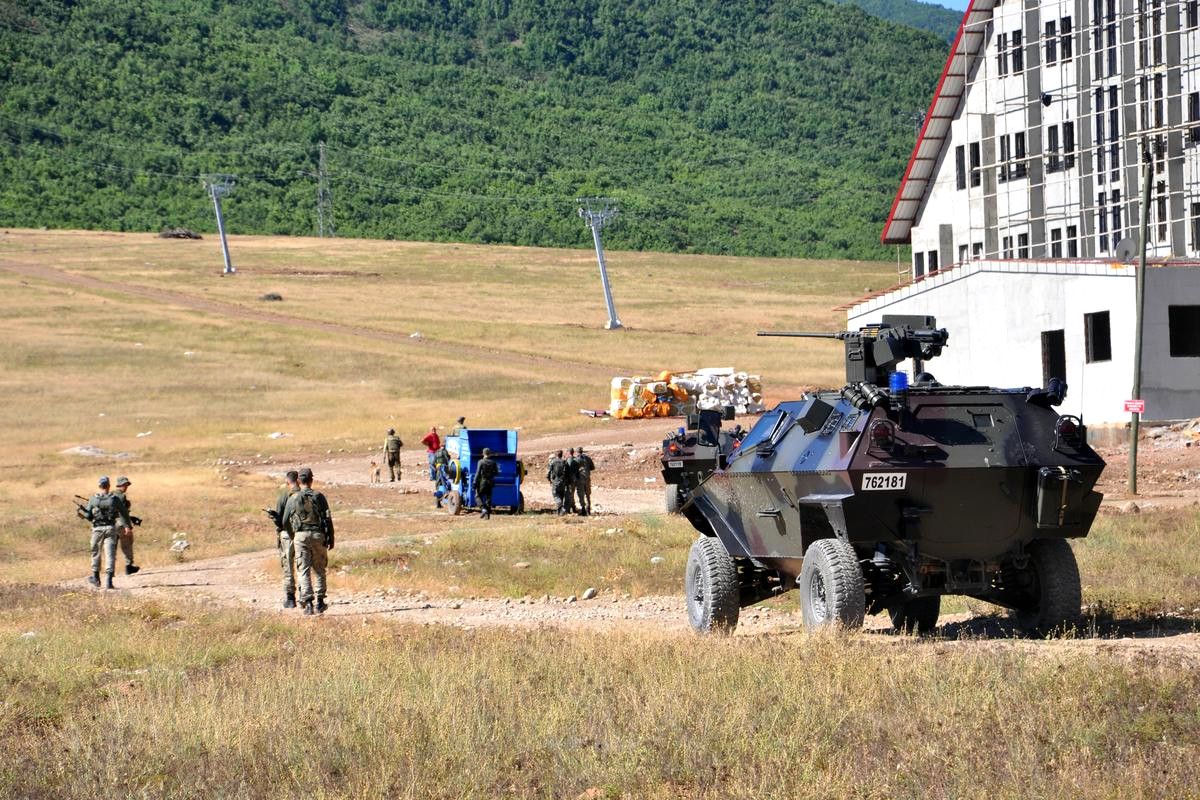 Tunceli\'deki Otel ve Kayak Merkezi İnşaatındaki Patlama
