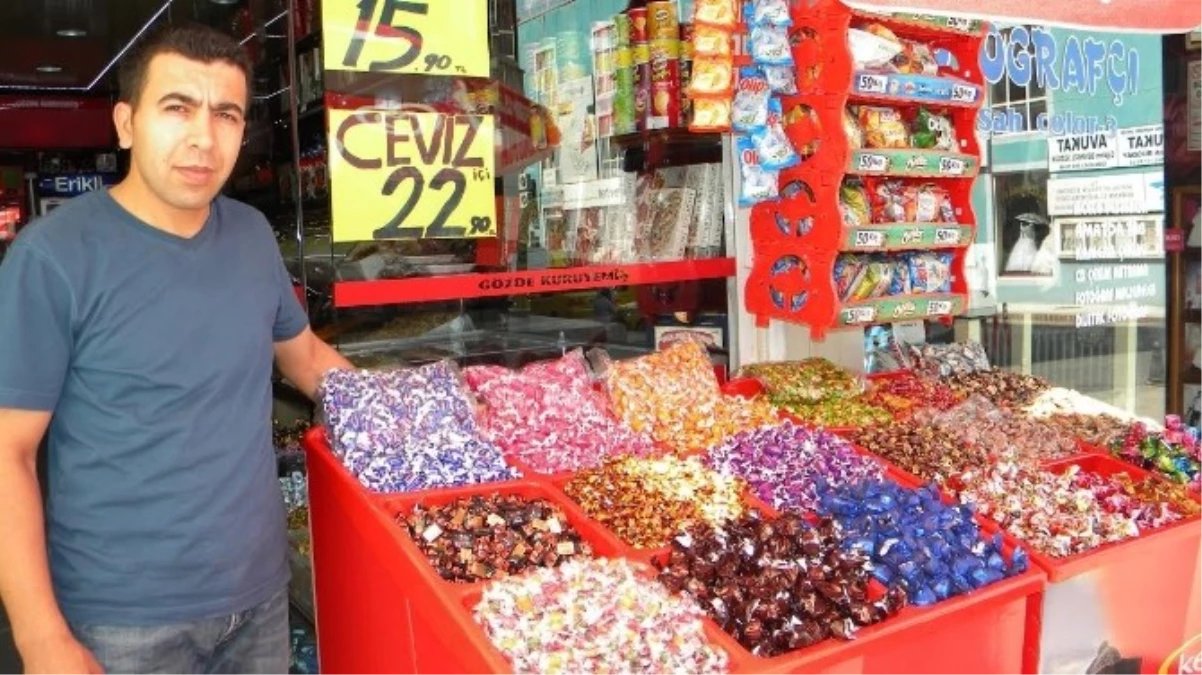 Edirne\'de Bayram Şekerleri Tezgahlardaki Yerini Aldı