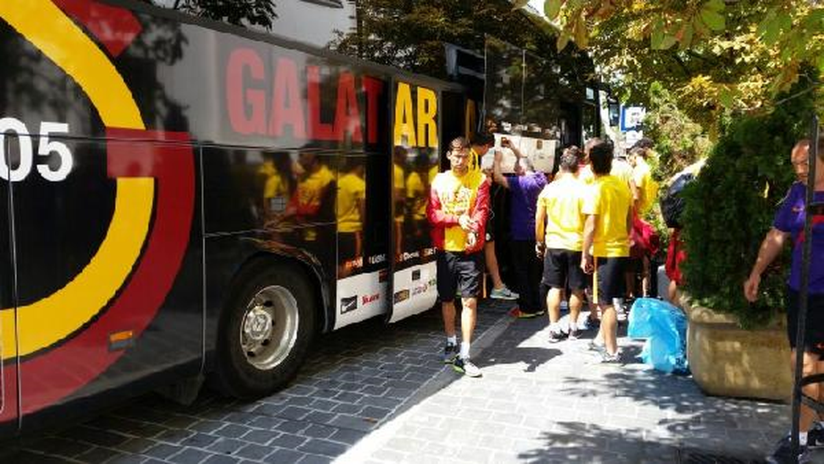 Galatasaray Budapeşte\'ye Geldi