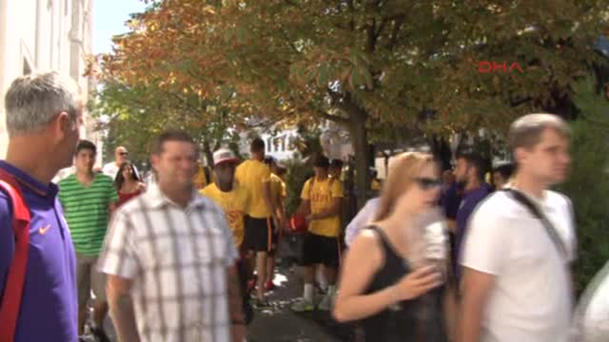 Galatasaray Budapeşte\'ye Geldi