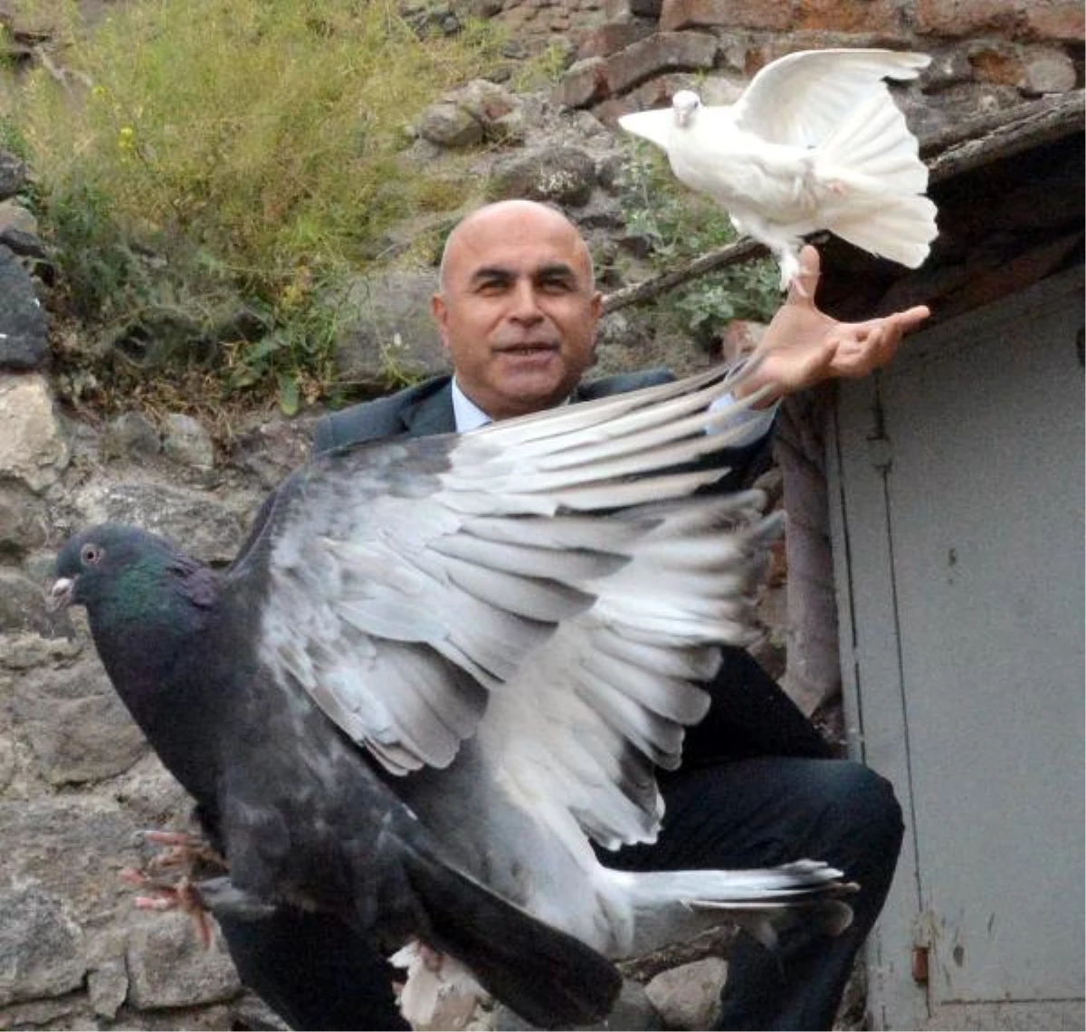 Gazze\'de Barış İçin Güvercin Uçurdu