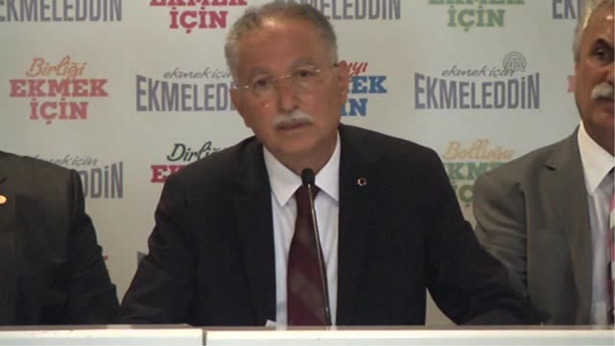 İhsanoğlu, STK\'larla bir araya geldi -