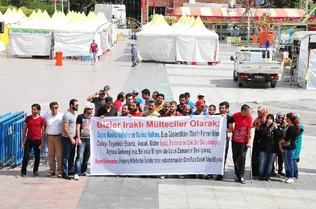 Iraklı Mültecilerden BM Eylemi