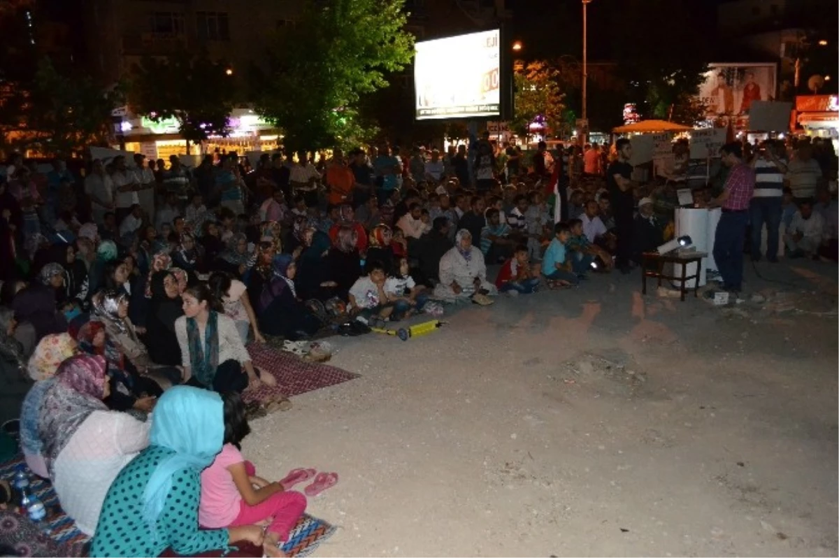 İsrail\'in Gazze Saldırıları Niğde\'de Protesto Edildi