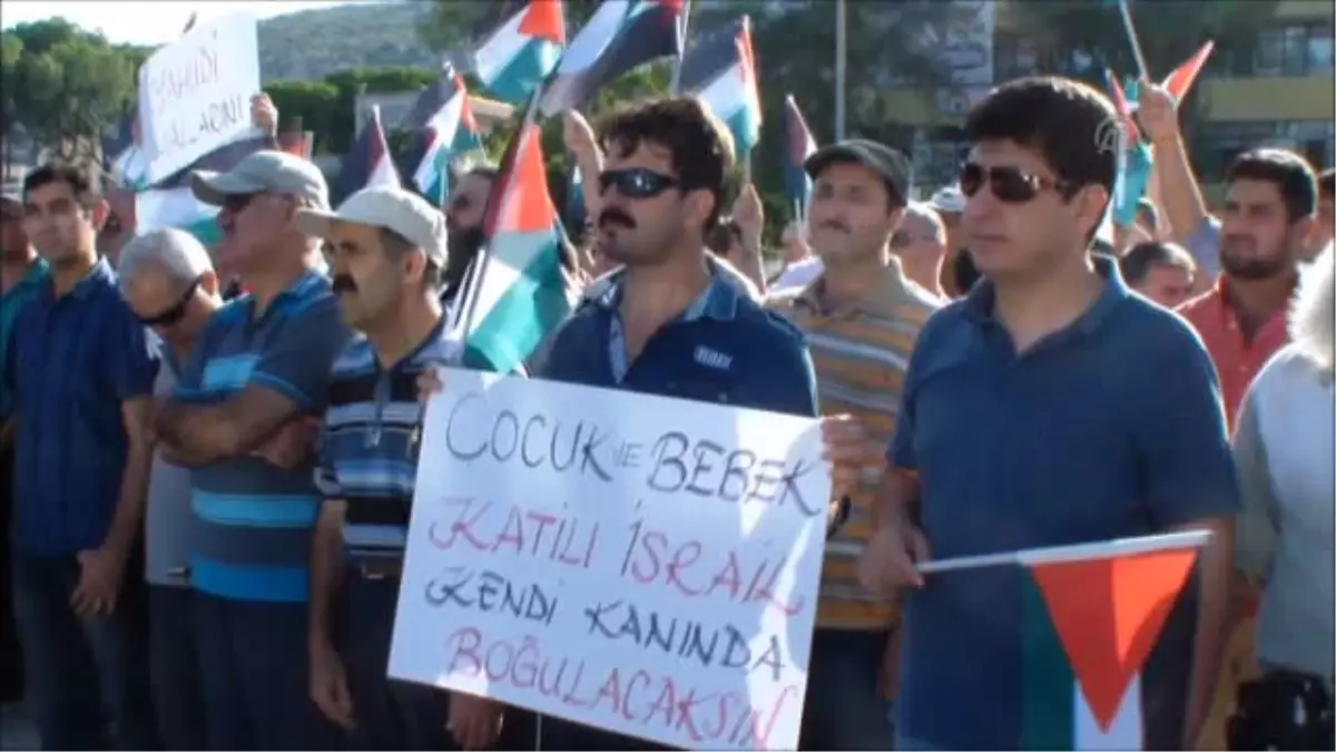 İsrail\'in Gazze saldırılarının protesto edilmesi -