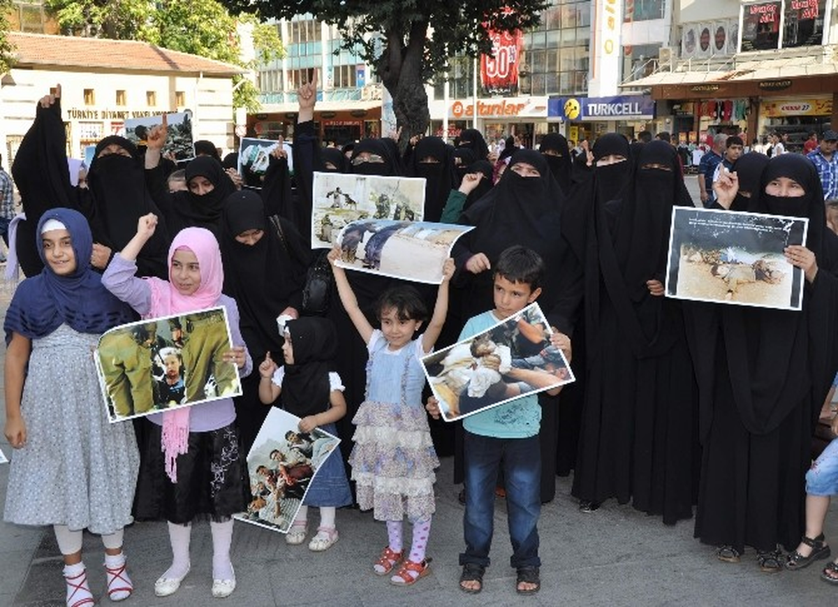 Şanlıurfa\'da İsrail Protestosu