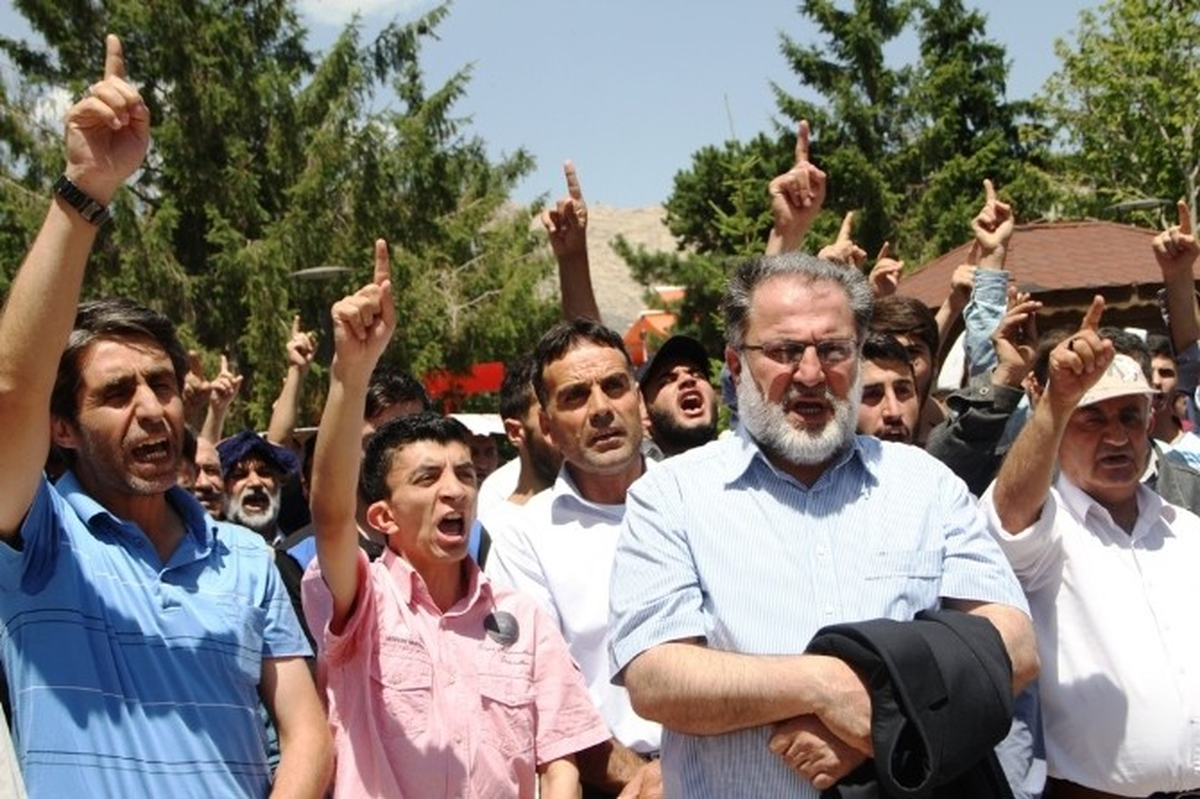 Van\'da İsrail\'in Gazze\'ye Saldırıları Protesto Edildi