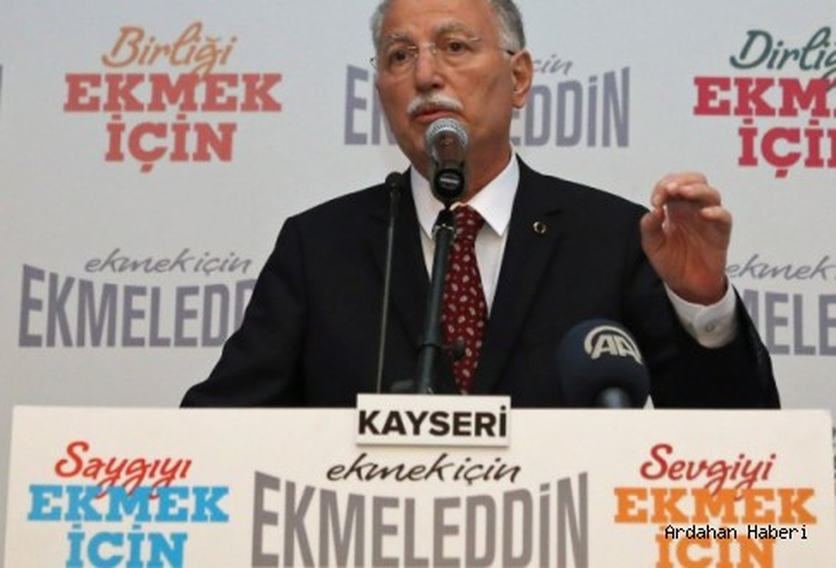 Cumhurbaşkanı Adayı İhsanoğlu Kayseri\'de