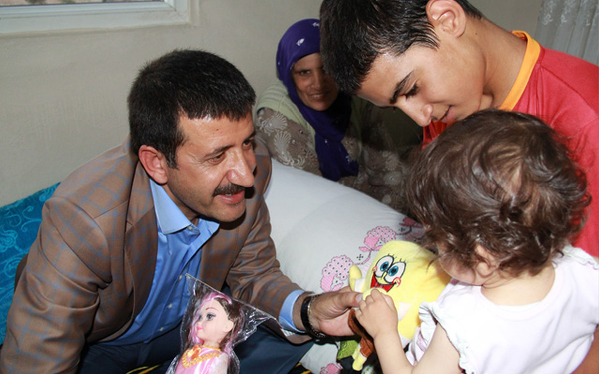 Ekinci Bayram Öncesi Yetimleri Sevindirdi