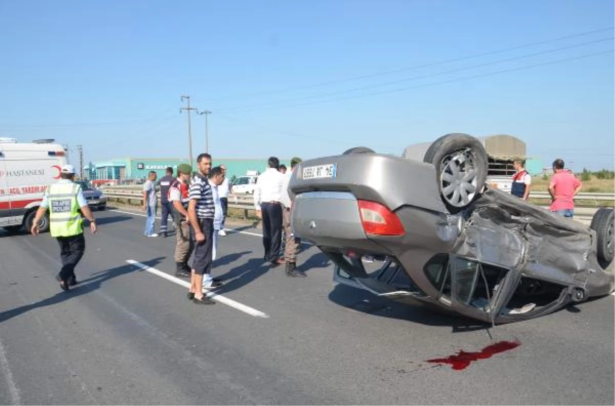 Ergene\'de Trafik Kazası: 4 Yaralı
