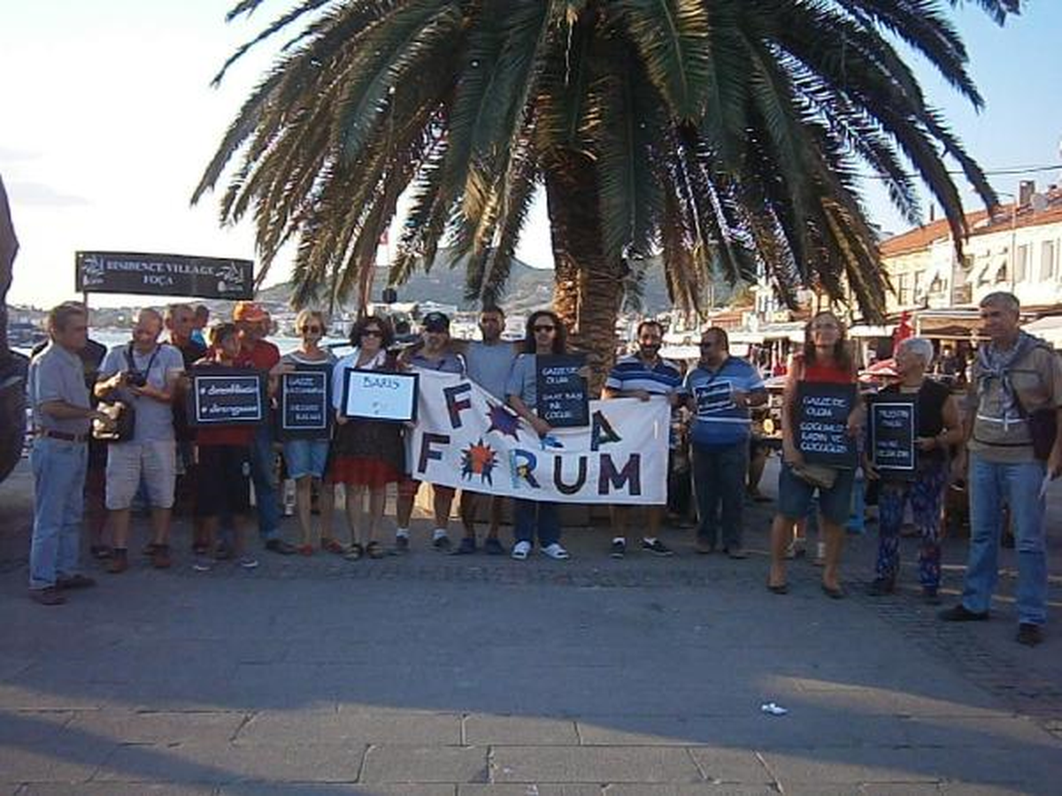 Foça Forum, Gazze\'ye Sessiz Kalmadı