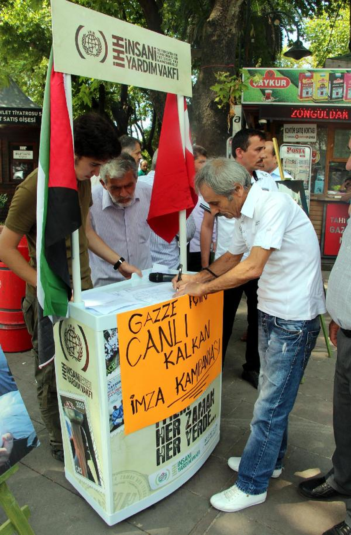 Gazze İçin Canlı Kalkan İmza Kampanyası