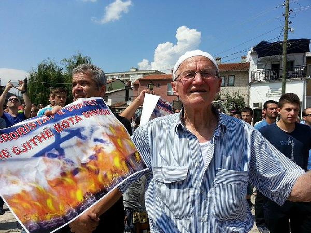 Kosova'da İsrail Protesto Edildi