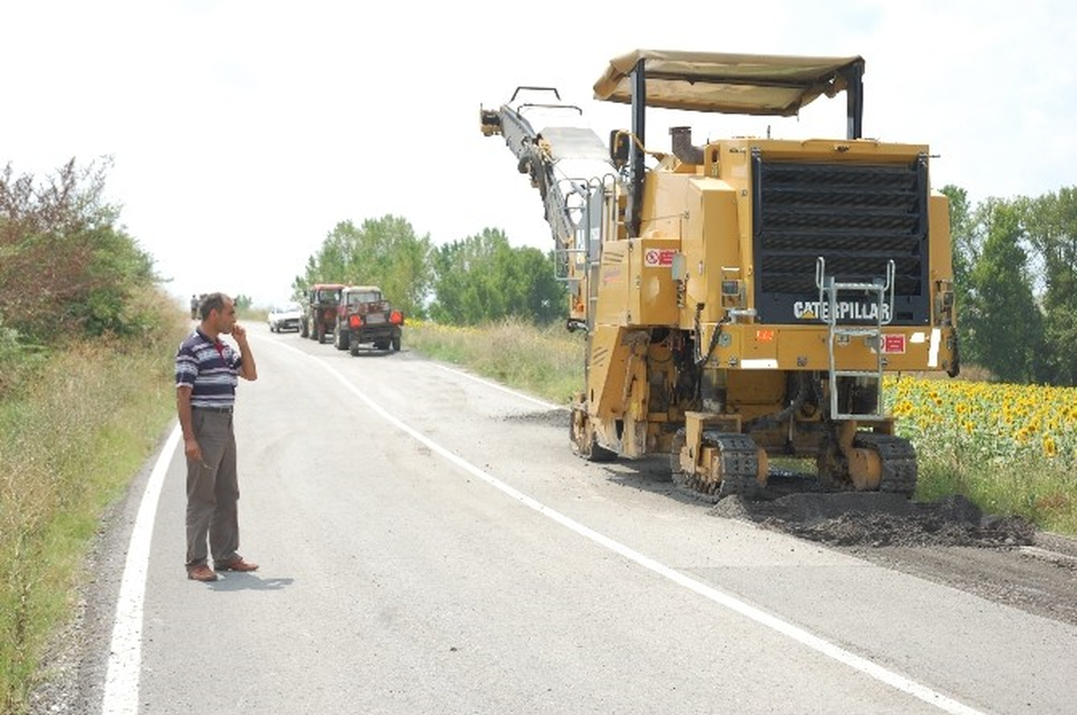 Tekirdağ Malkara\'da \'Ölüm Yolu\' Yeniden Yapılıyor