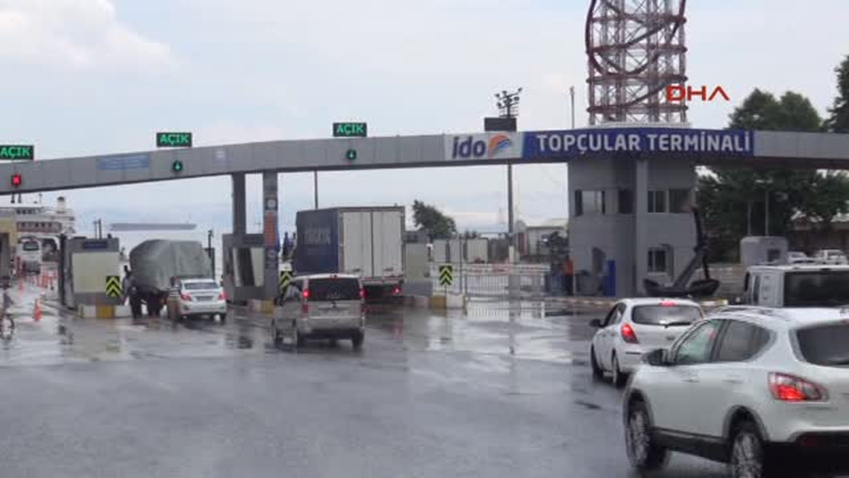 Topçular Feribot İskelesi Bayram Yoğunluğuna Hazır