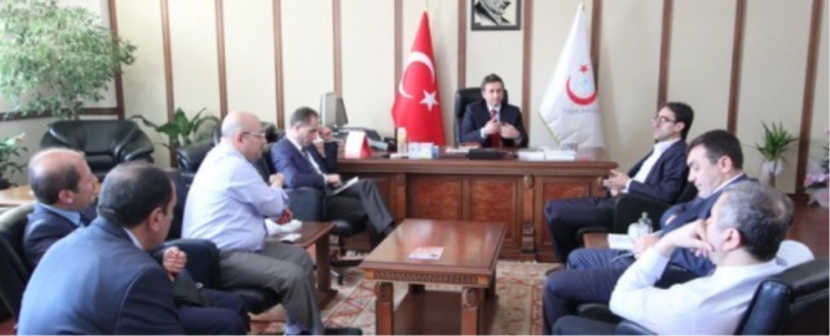 Türkiye Kamu Hastaneleri Kurumu Daire Başkan ve Başkan Yardımcıları Beah\'ta İncelemelerde Bulundu