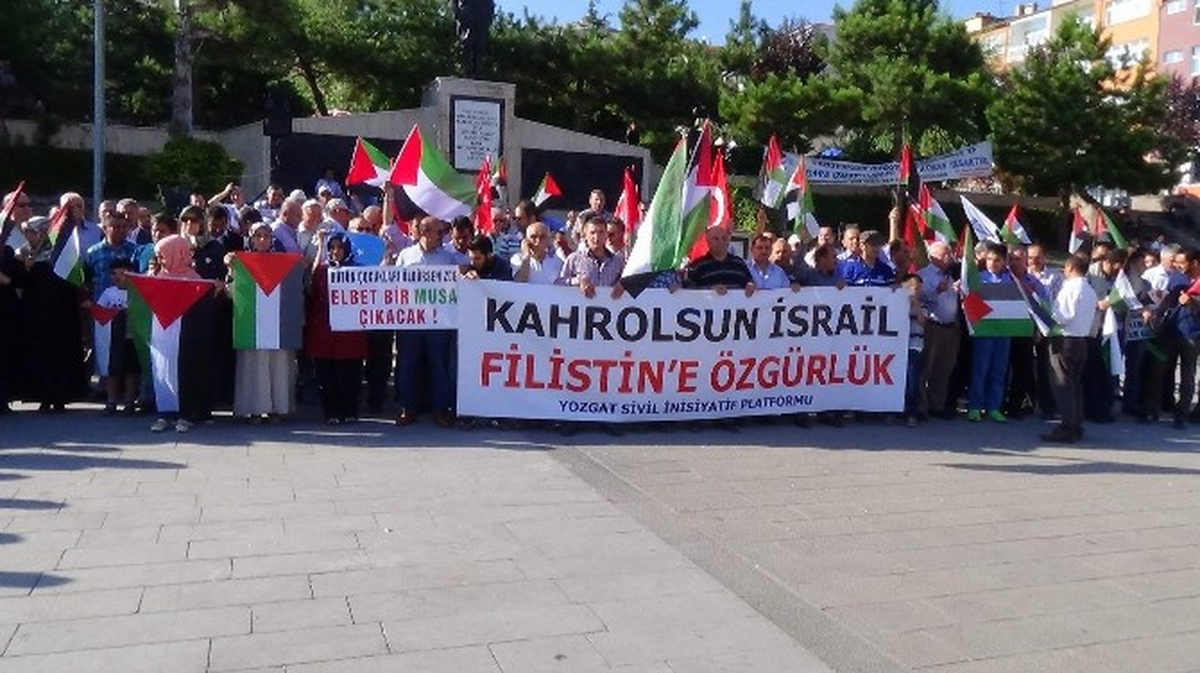 Yozgat\'ta İsrail Protesto Edildi