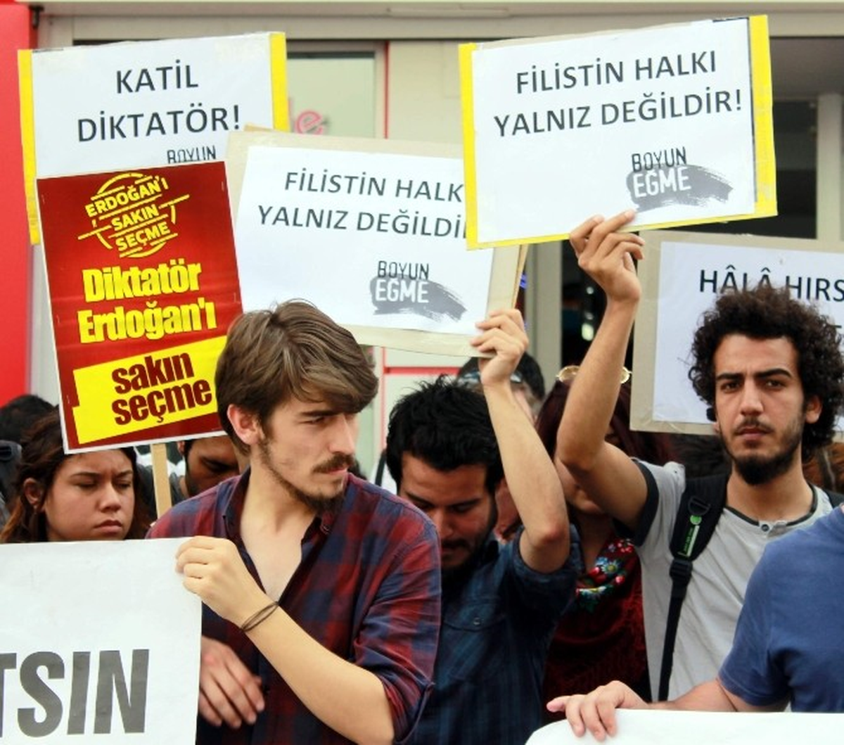 Yüksek Hızlı Tren Açılışında Eylem