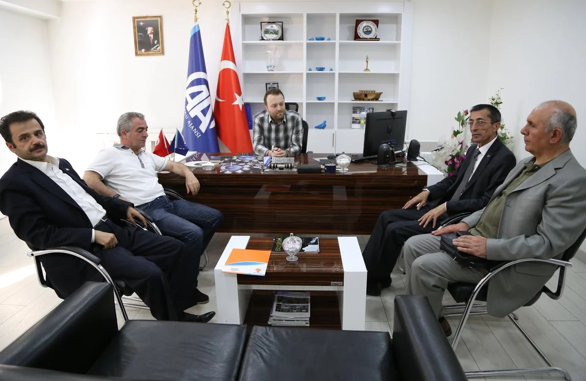 AK Parti Erzurum İl Başkanı Yeşilyurt\'tan AA\'ya Ziyaret