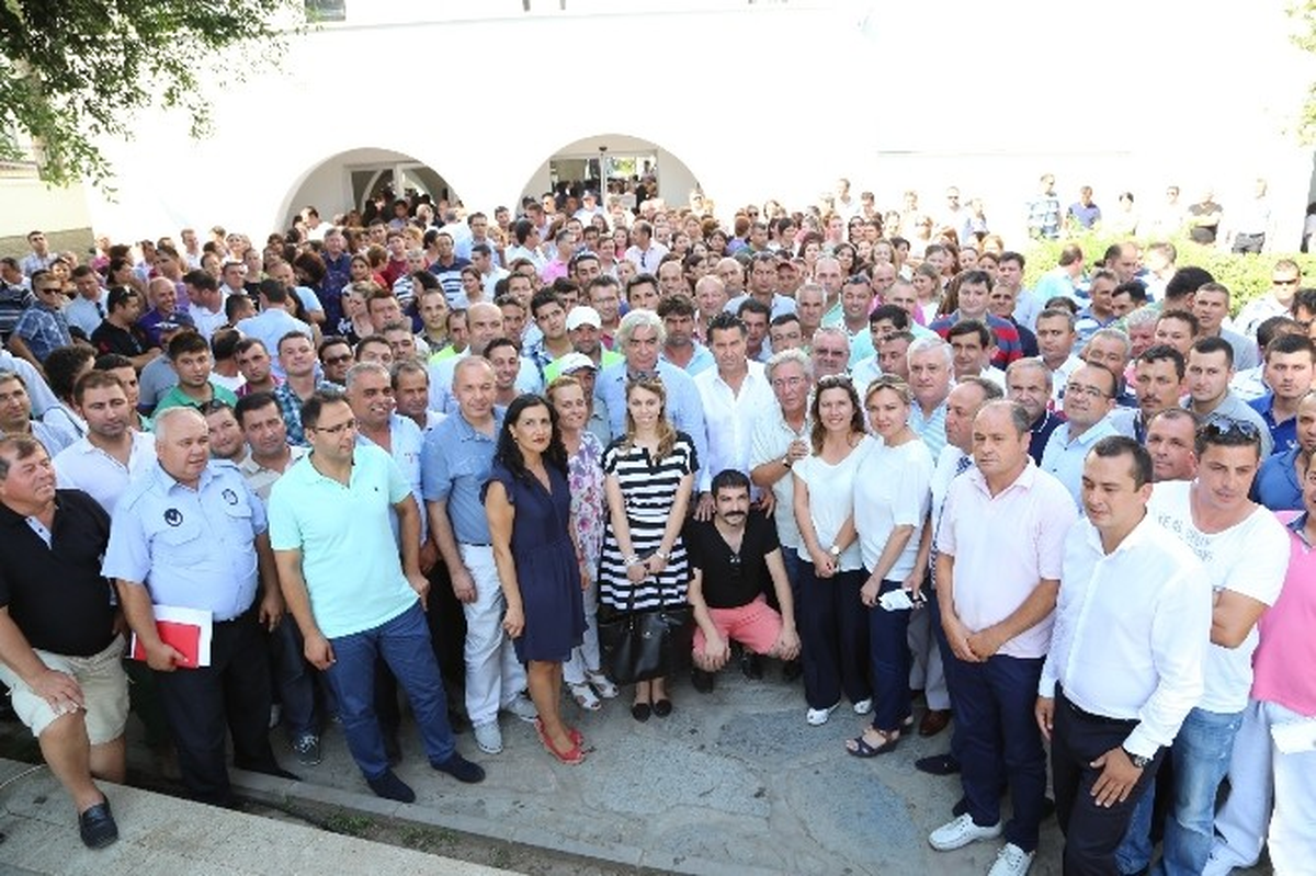 Başkan Kocadon Personeli ile Bayramlaştı