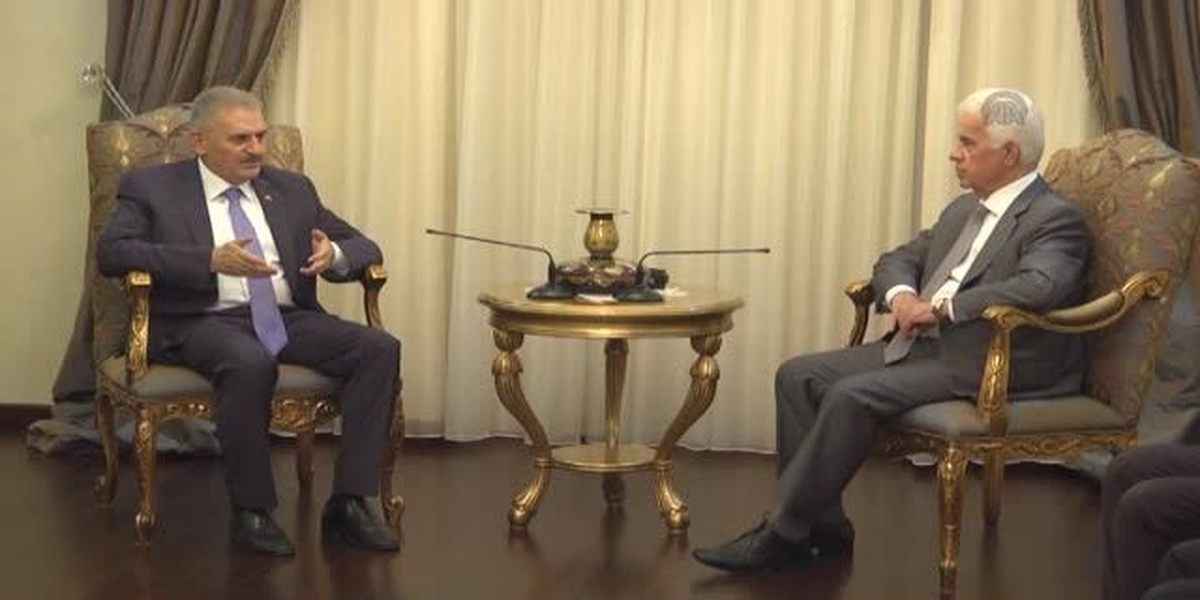 Binali Yıldırım, KKTC Cumhurbaşkanı Eroğlu ile görüştü -