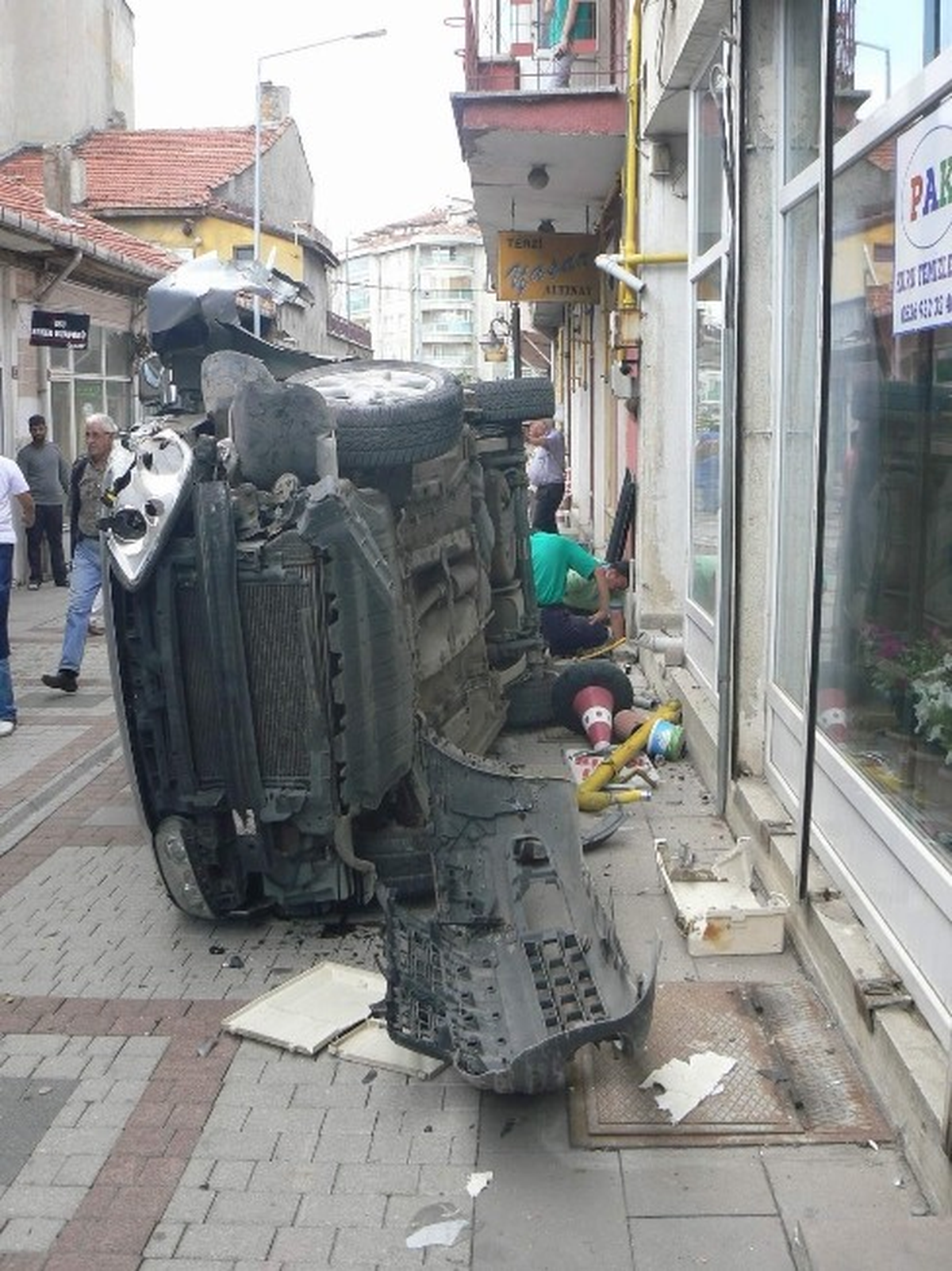 Büyük Kaza Ucuz Atlatıldı