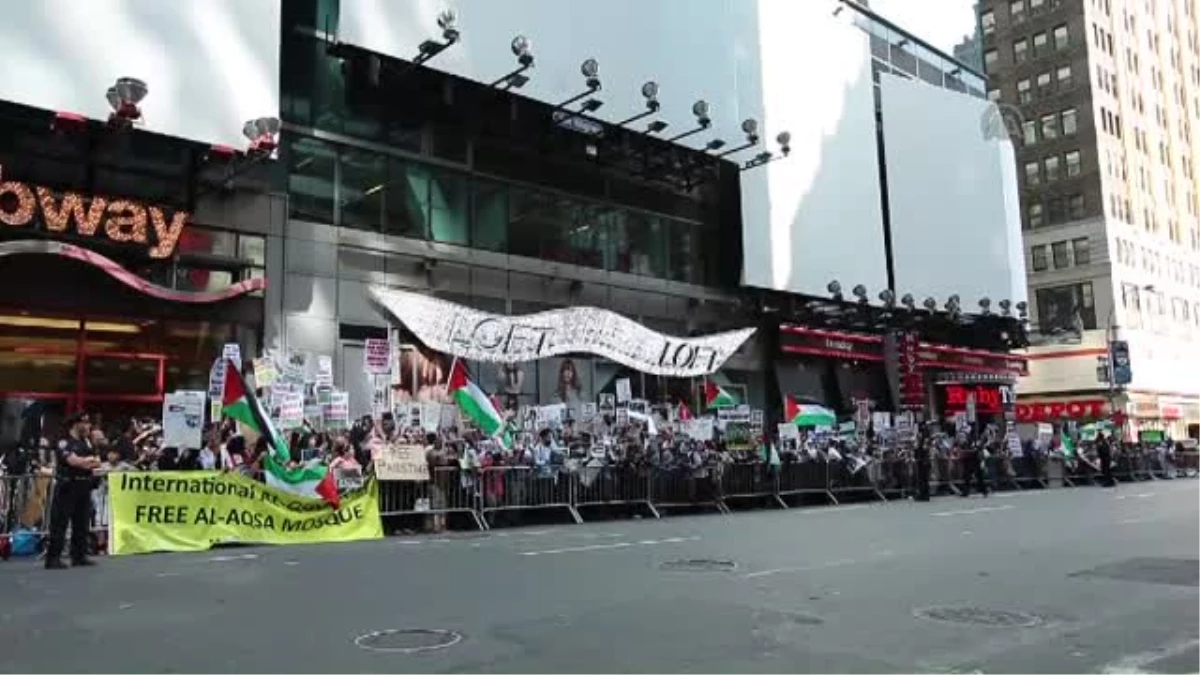İsrail\'in Gazze\'ye saldırıları ABD\'de protesto edildi - NEW