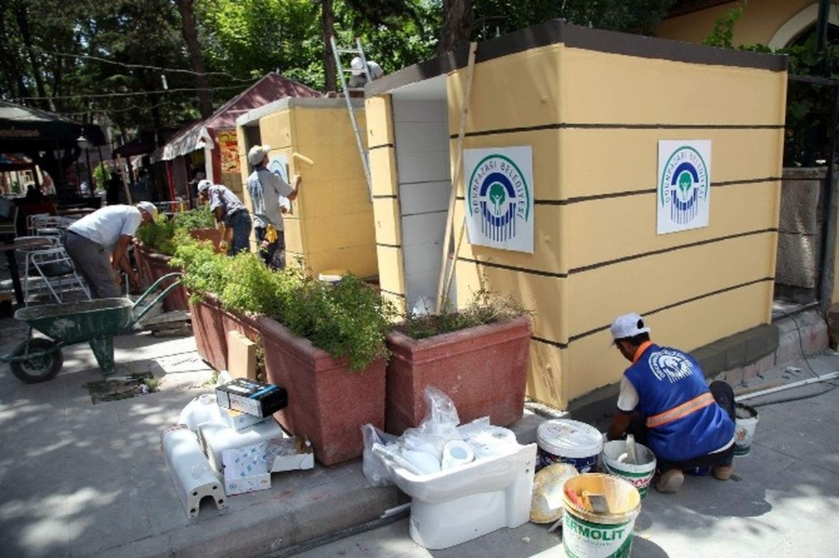 Odunpazarı Meydanına Tuvalet Yerleştirildi