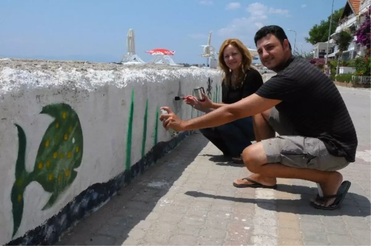 Sahil Yolu Sanatla Renklendi