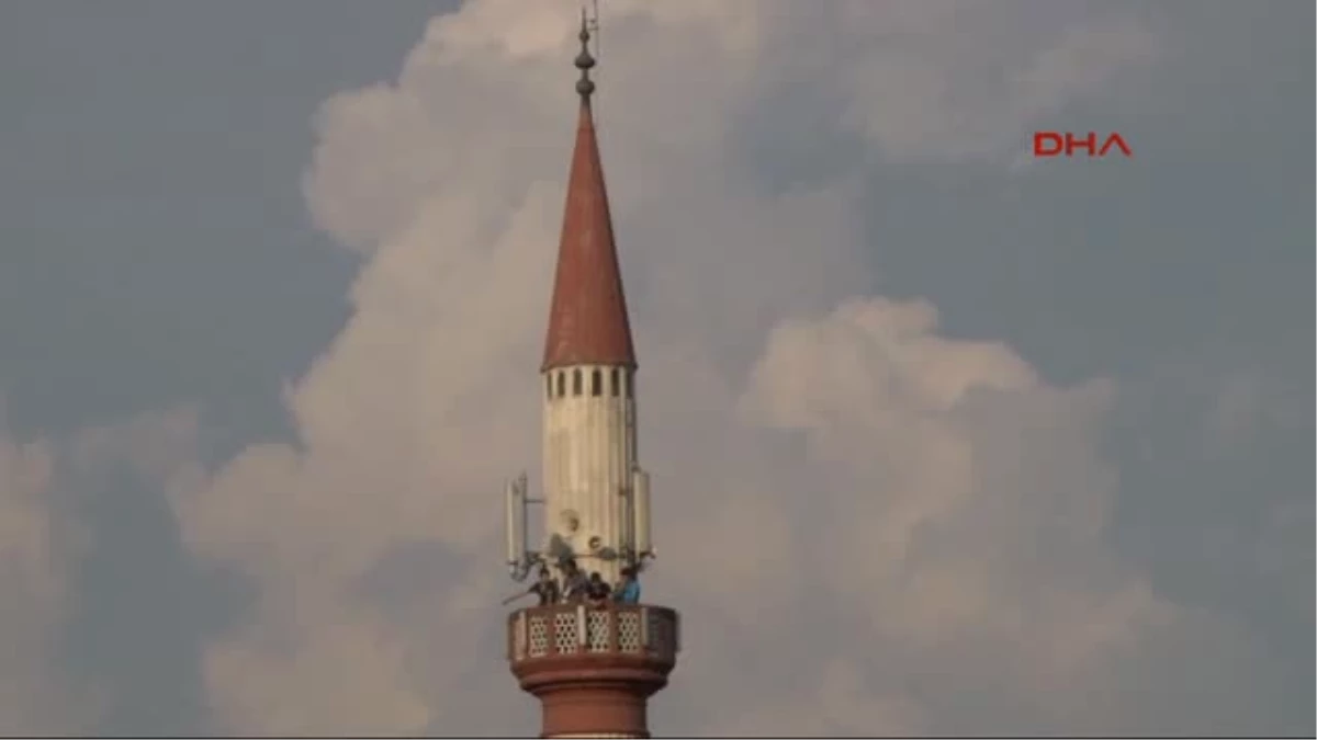 Sepahan Maçı Cami Minaresinden de İzlendi