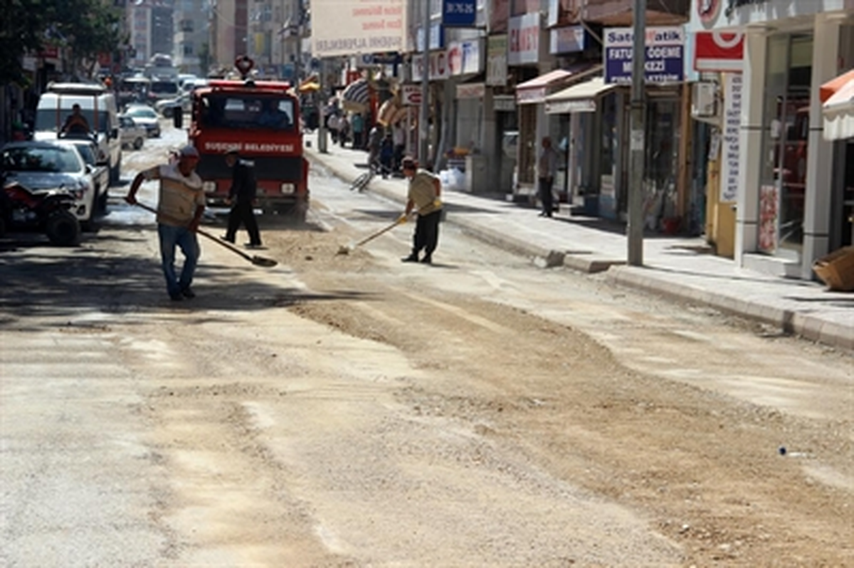 Suşehri\'nde Yol Çalışmaları