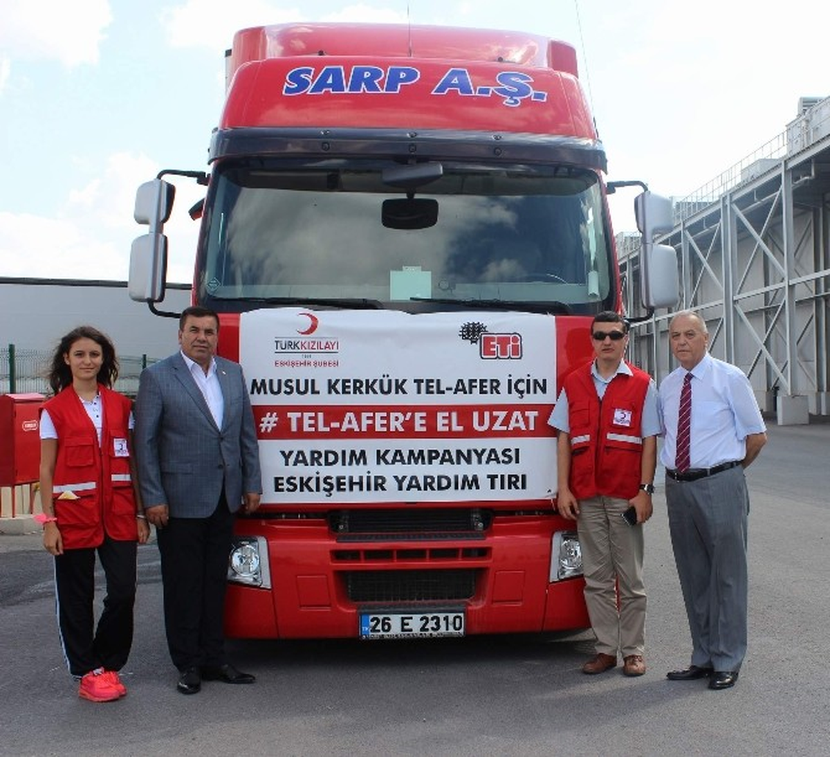 Türk Kızılayı Eskişehir Şubesinden Iraklı Türkmenlere Yardım