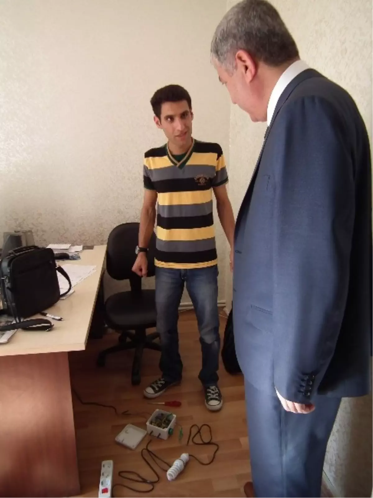 Projesini Başkan Uğur Polat\'a Tanıttı