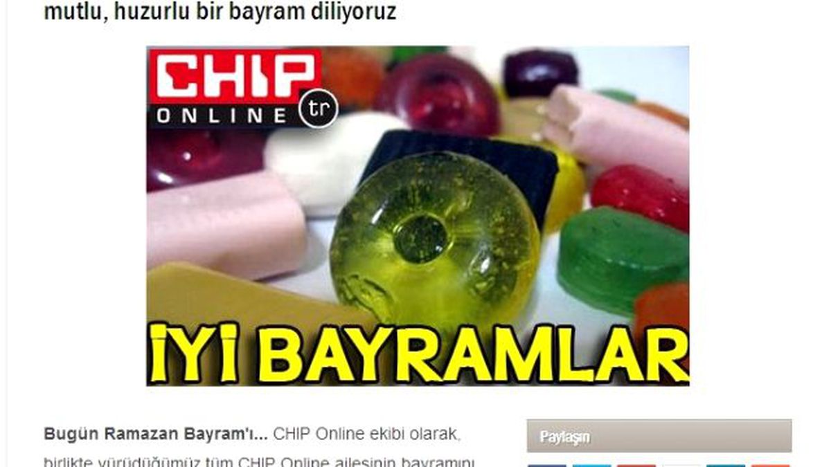 İyi Bayramlar!