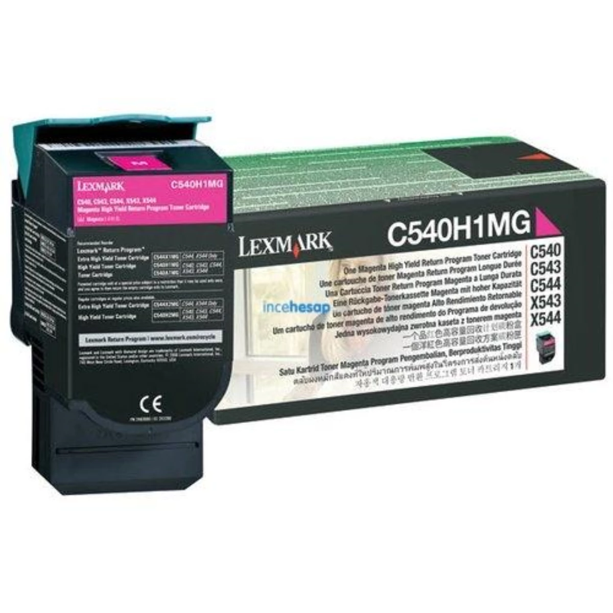 Lexmark C540a1mg Renkli Toner (C540/c543/c544)