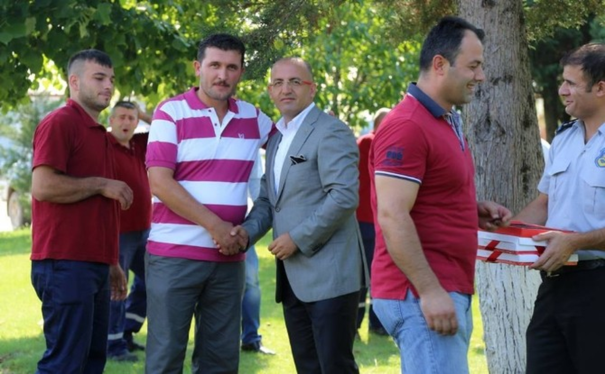 Divapan Personeli Bayramlaştı