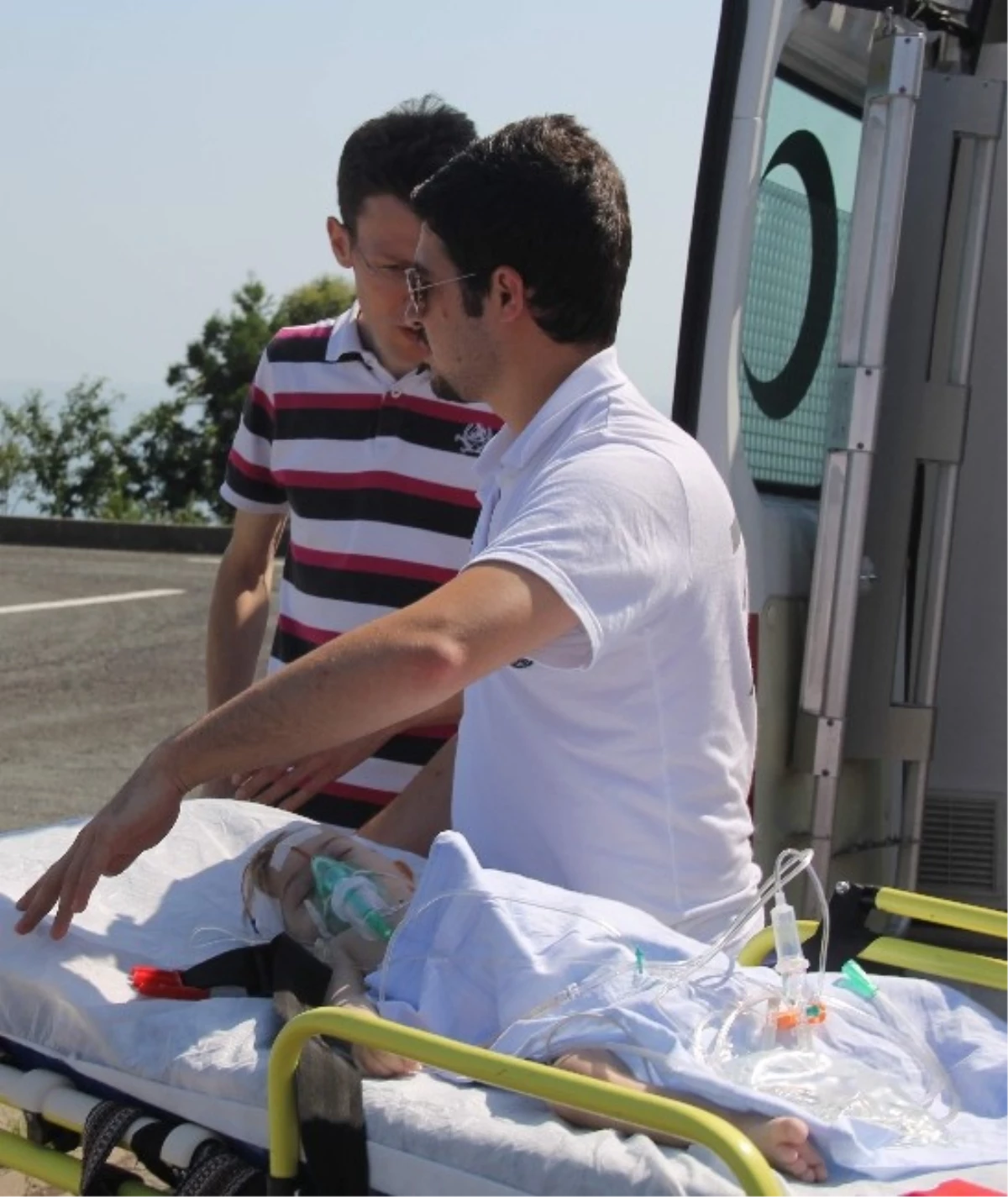 Havale Geçiren Bebeğin İmdadına Ambulans Helikopter Yetişti
