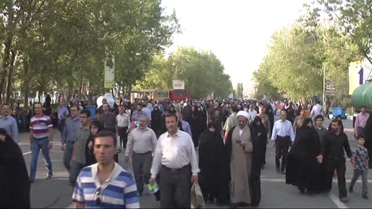 İran\'da bayram namazı (1) -