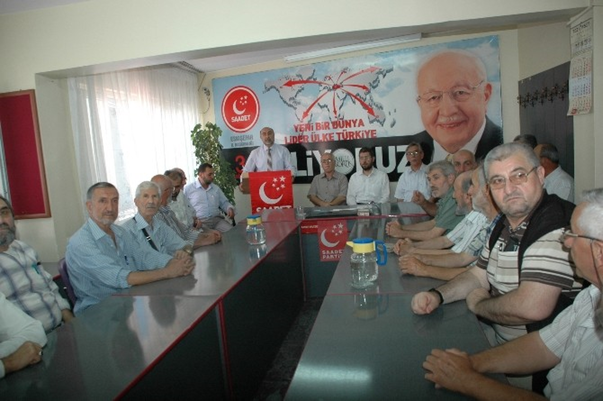 Saadet Partisi\'nde Bayramlaşma