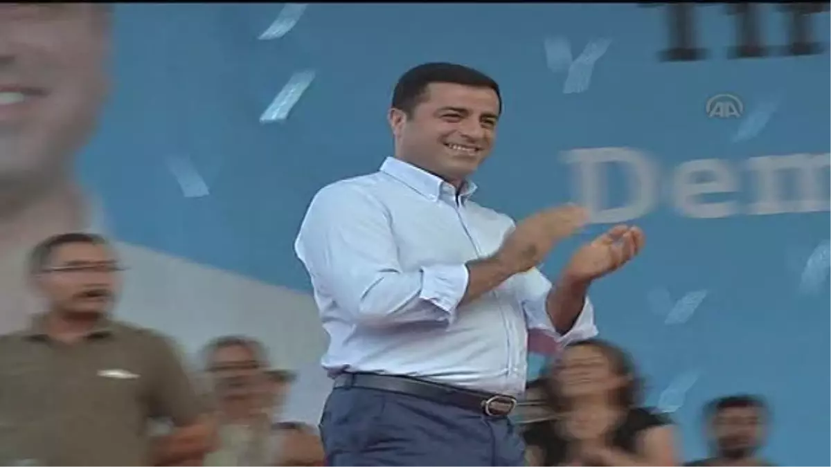 Demirtaş: \'\'Ortada eşitlikçi bir seçim yarışı yok\'\' -