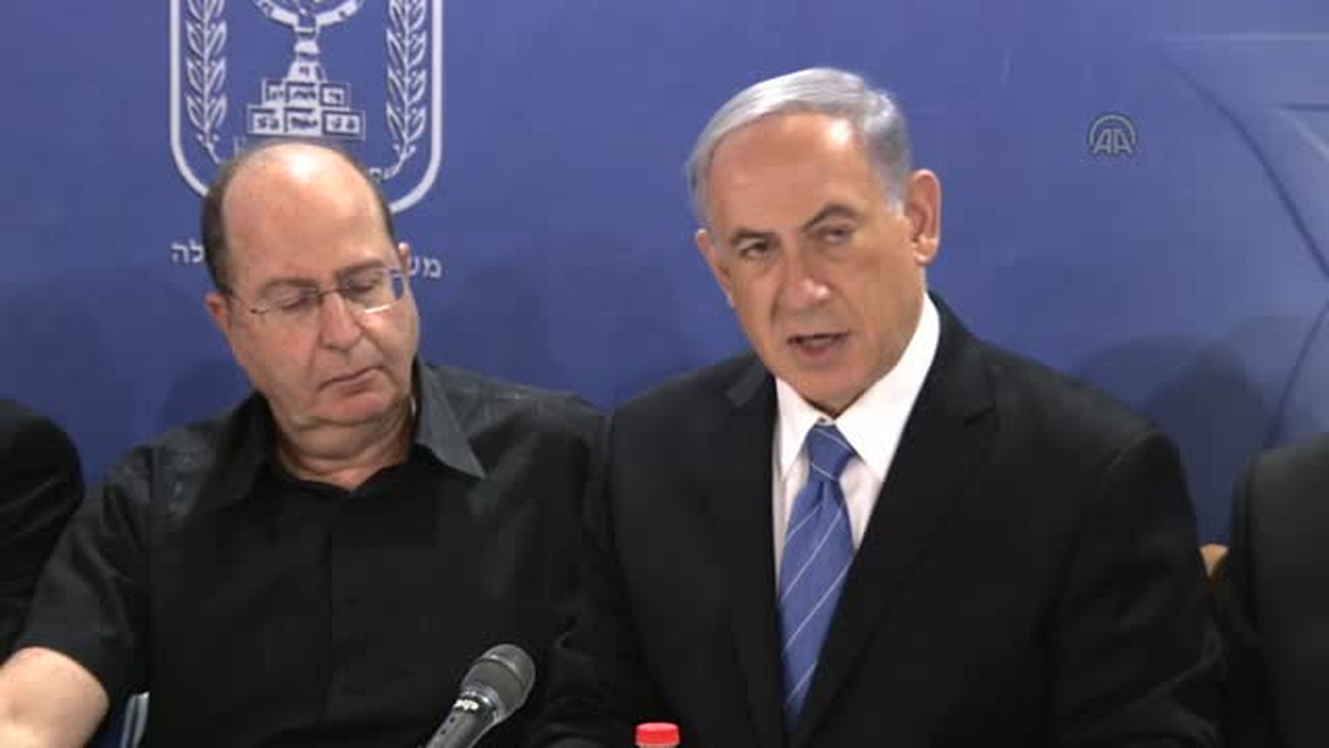 İsrail Başbakanı Binyamin Netanyahu basın açıklaması