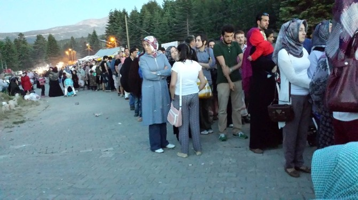 Teleferik Bayram Tatilini Zehir Etti