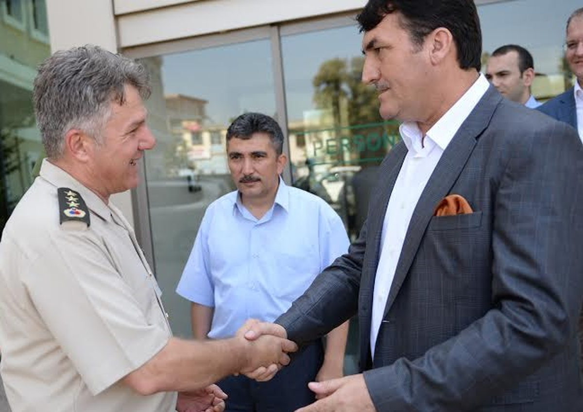 Alay Komutanı Çolak\'tan Başkan Dündar\'a Veda Ziyareti