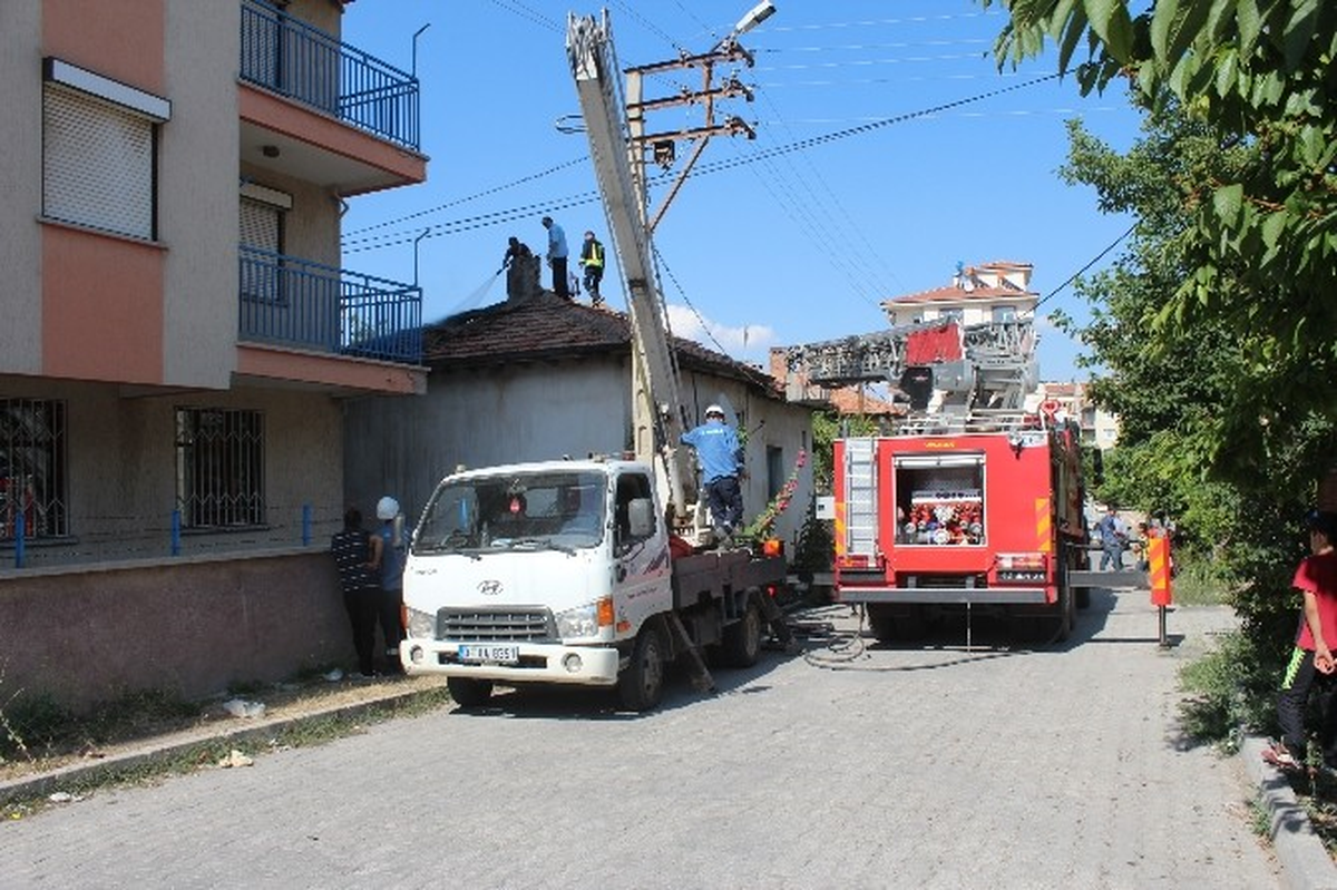Beyşehir\'de Ev Yangını