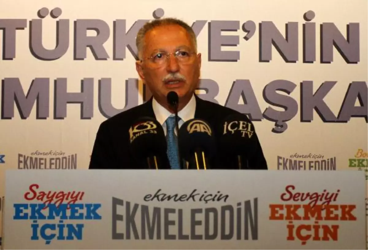 Cumhurbaşkanı Adayı Ekmeleddin İhsanoğlu Mersin\'de